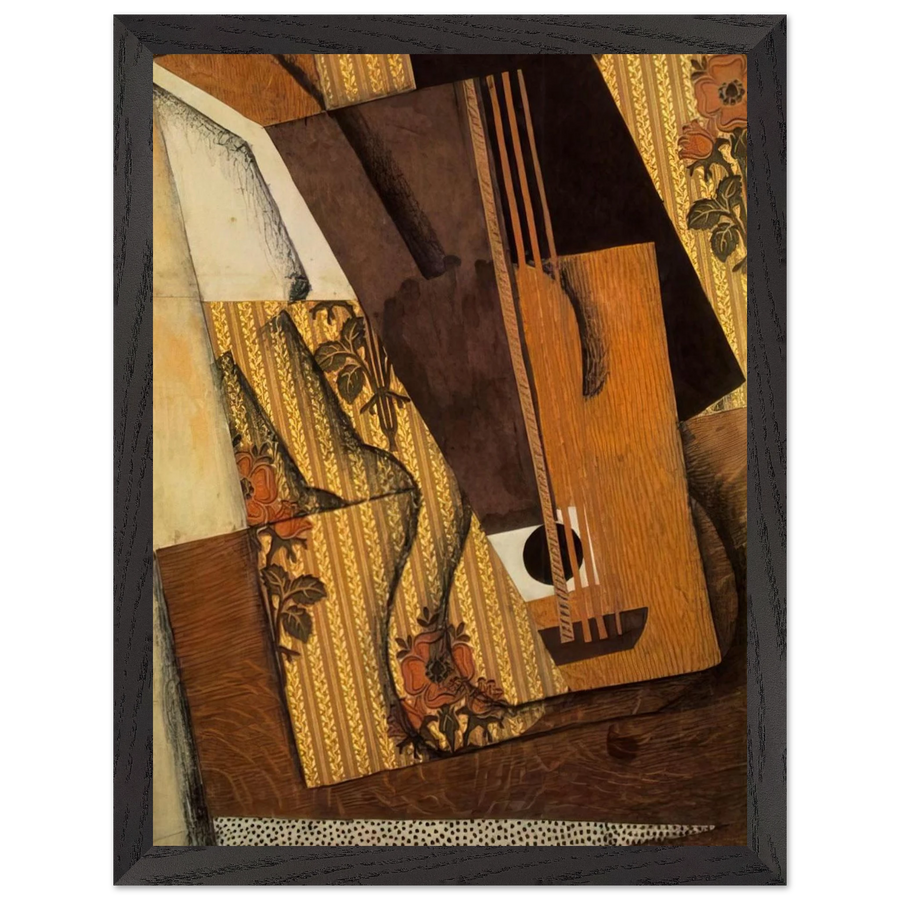 THE GUITAR 1914 by Juan Gris — Framed art print at Zephyeer