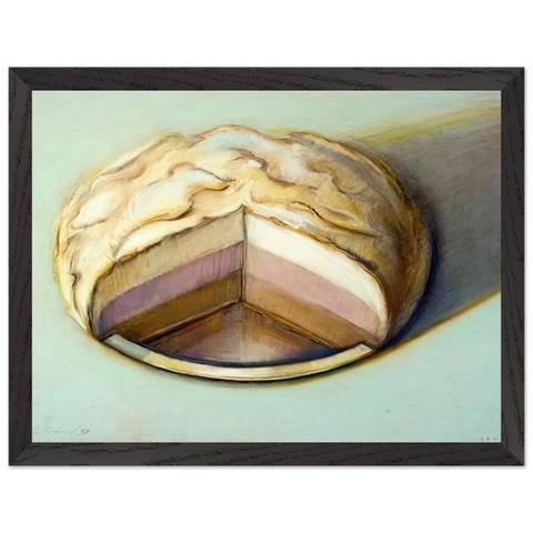 Neapolitan Meringue - 1999 by Wayne Thiebaud — Framed art print at Zephyeer