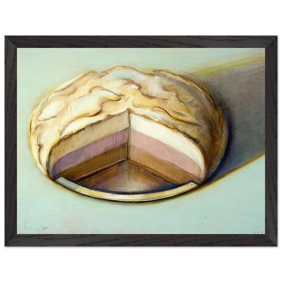 Neapolitan Meringue - 1999 by Wayne Thiebaud — Framed art print at Zephyeer