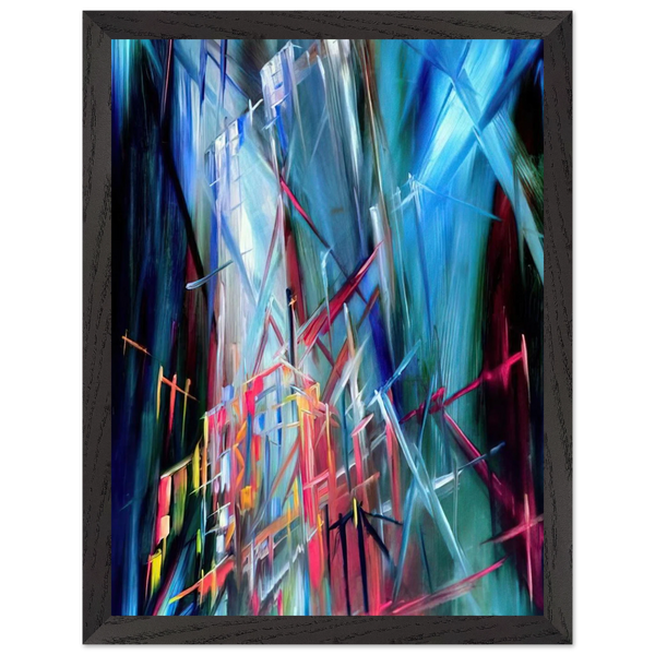 Fantasy by Konrad Zuse — Framed art print at Zephyeer