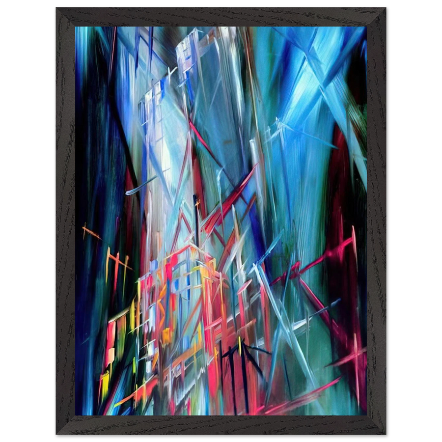 Fantasy by Konrad Zuse — Framed art print at Zephyeer