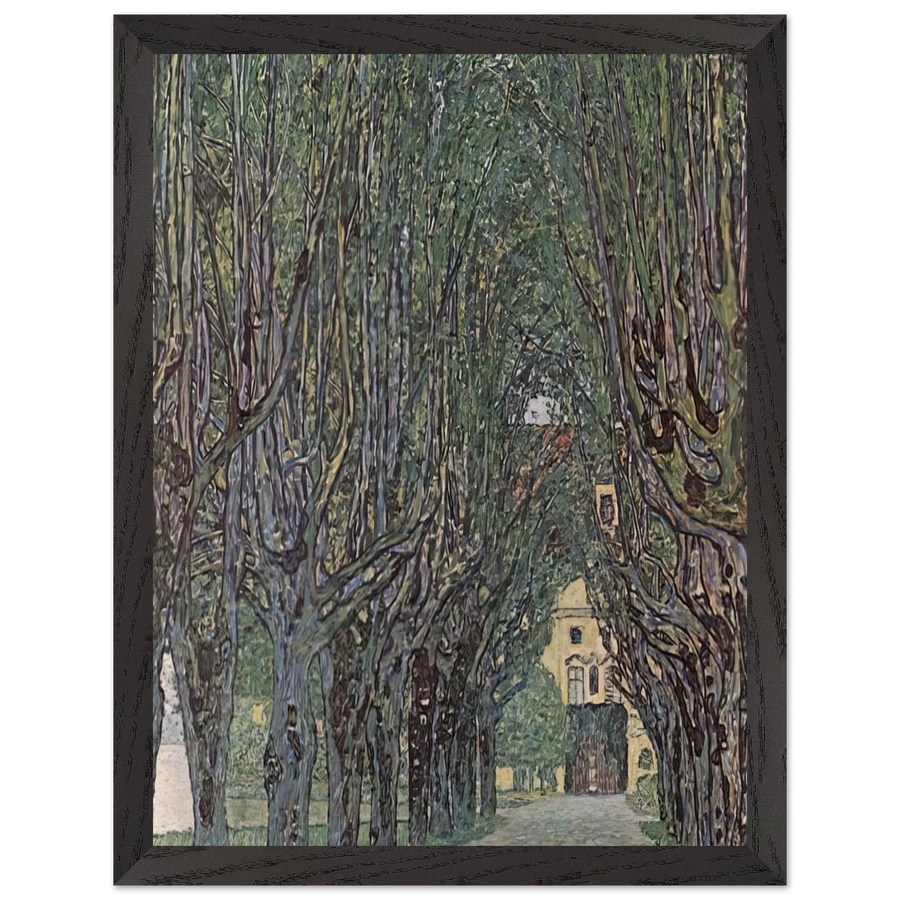 AVENUE OF SCHLOSS KAMMER PARK by Gustav Klimt — Framed art print at Zephyeer