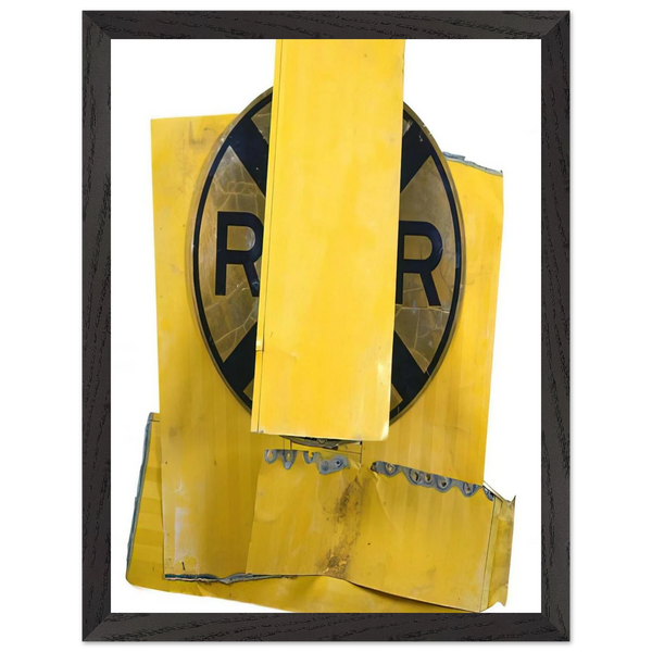 YELLOW VISOR GLUT 1989 by Robert Rauschenberg — Framed art print at Zephyeer