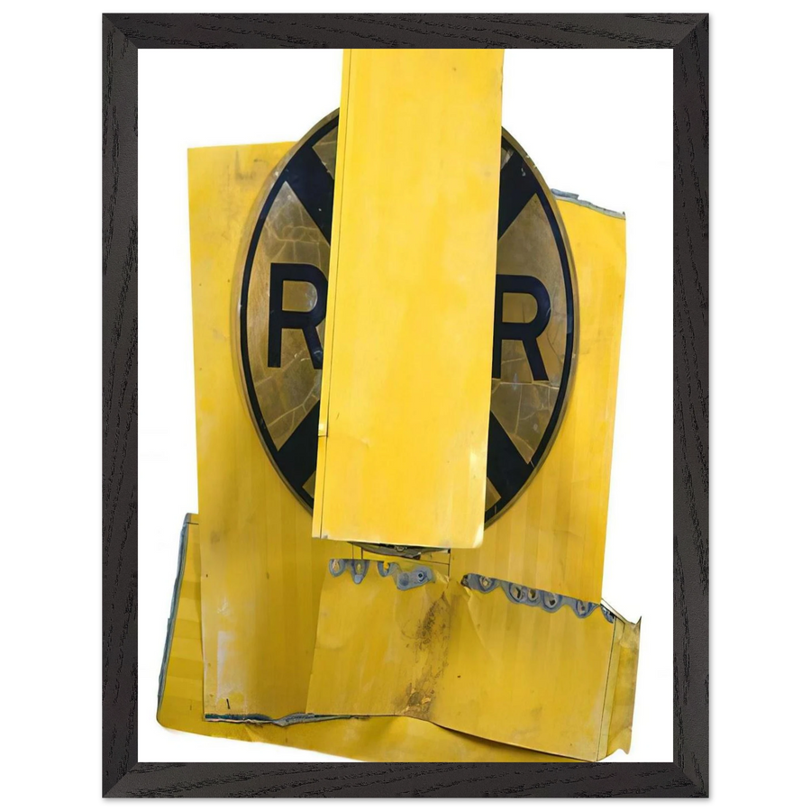 YELLOW VISOR GLUT 1989 by Robert Rauschenberg — Framed art print at Zephyeer