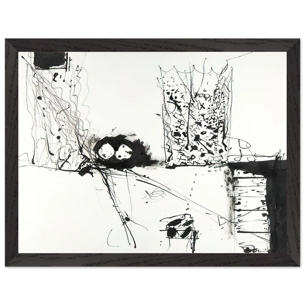 Tree House - 1981 by Gene Davis — Framed art print at Zephyeer