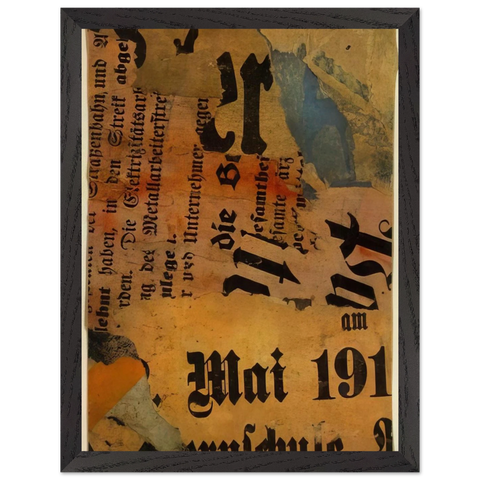 MAI 191 1919 by Kurt Schwitters — Framed art print at Zephyeer