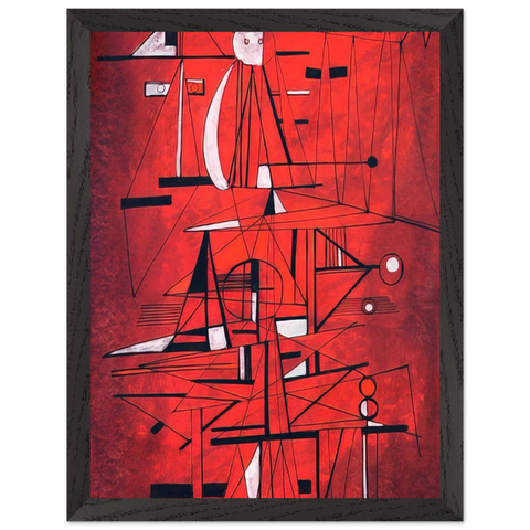 COMPOSITION 1952 by Rene Portocarrero — Framed art print at Zephyeer