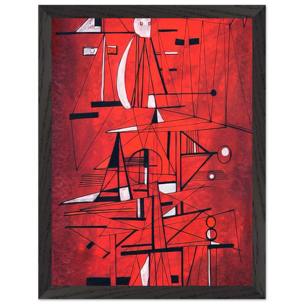 COMPOSITION 1952 by Rene Portocarrero — Framed art print at Zephyeer