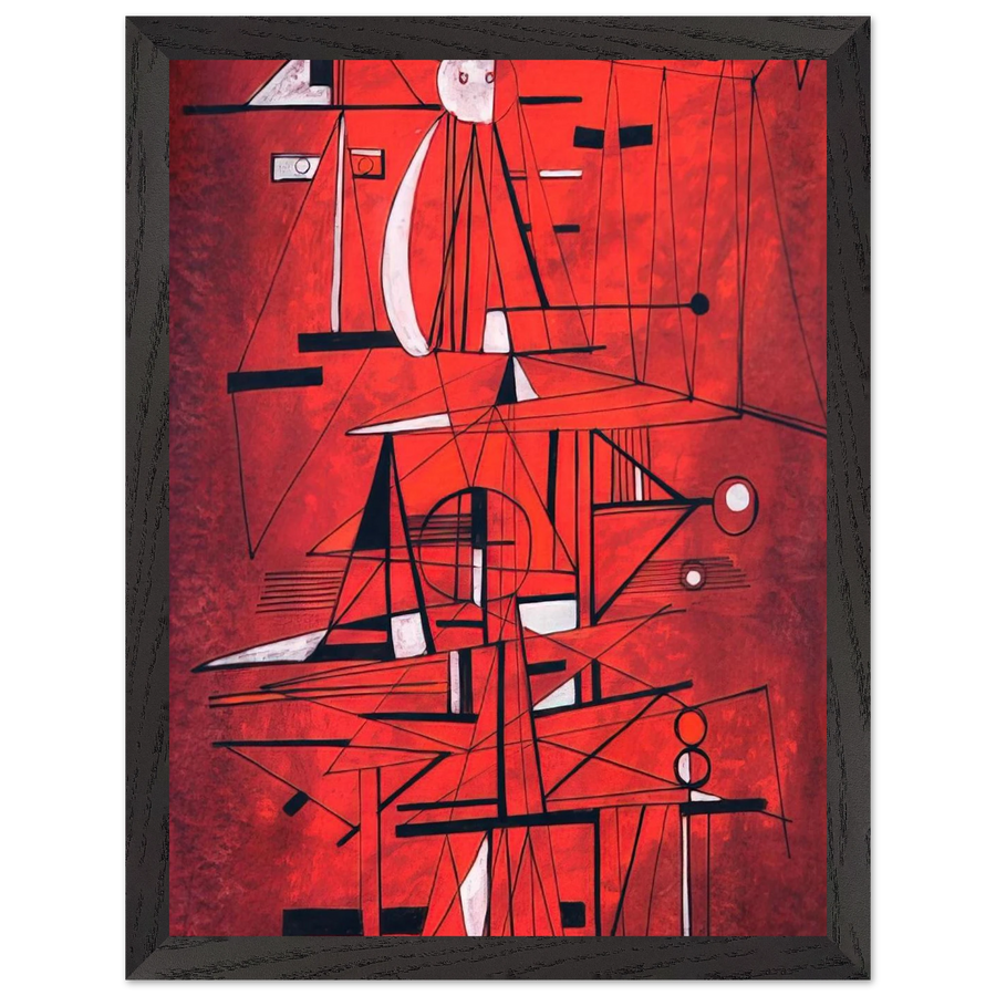 COMPOSITION 1952 by Rene Portocarrero — Framed art print at Zephyeer