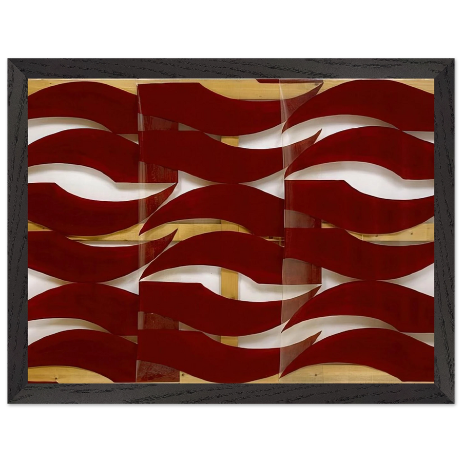 Rosso scuro - 1974 by Carla Accardi — Framed art print at Zephyeer