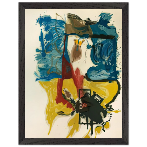 Beach Scene, 1961- by Helen Frankenthaler — Framed art print at Zephyeer