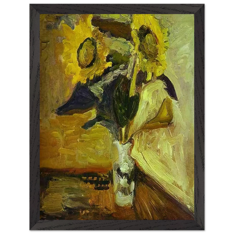 VASE OF SUNFLOWERS 1898 by Henri Matisse — Framed art print at Zephyeer