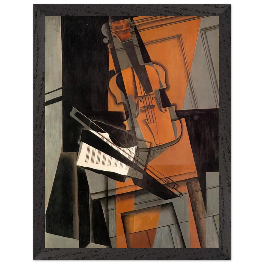 THE VIOLIN 1916 by Juan Gris — Framed art print at Zephyeer