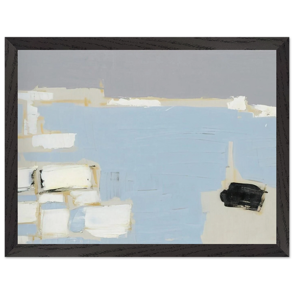 Marseille under snow - 1954 by Nicolas de Stael — Framed art print at Zephyeer