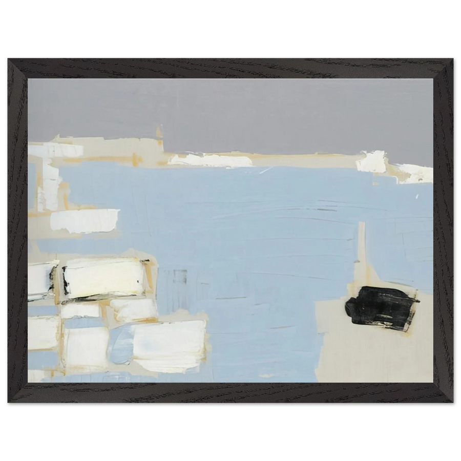 Marseille under snow - 1954 by Nicolas de Stael — Framed art print at Zephyeer