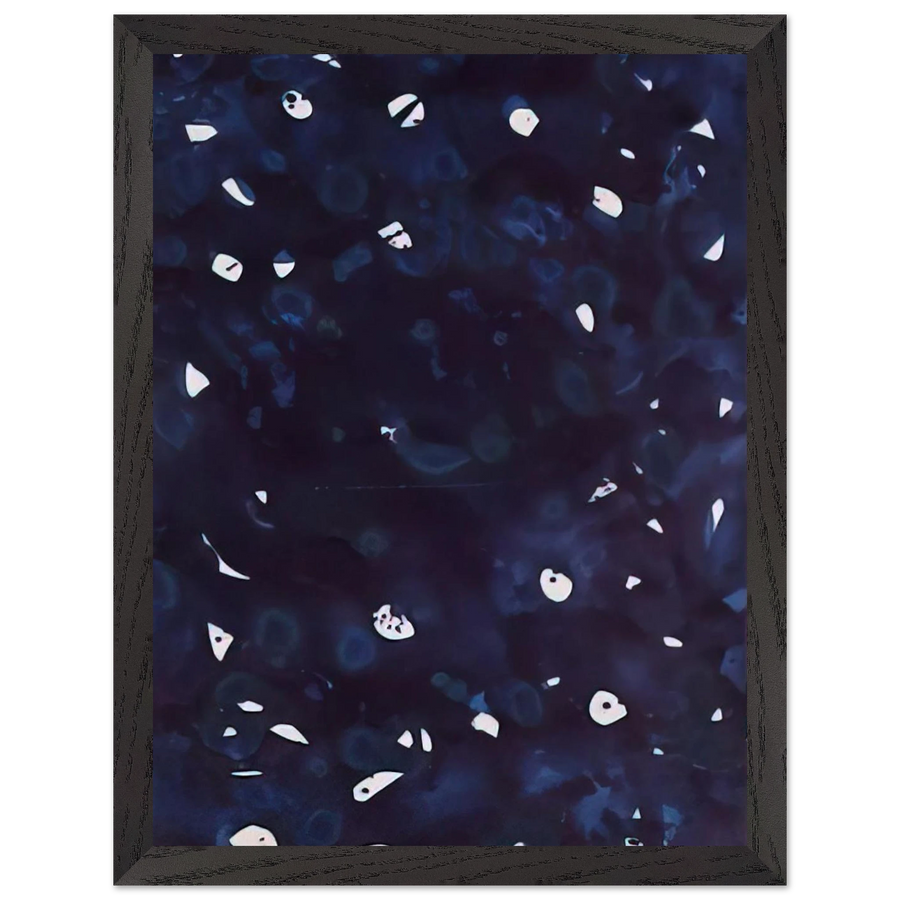 Untitled  Dark Blue-Green by Sam Francis — Framed art print at Zephyeer