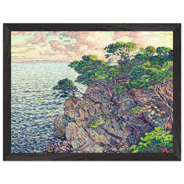 THE POINT OF ROSSIGNOL 1905 by Theo van Rysselberghe — Framed art print at Zephyeer