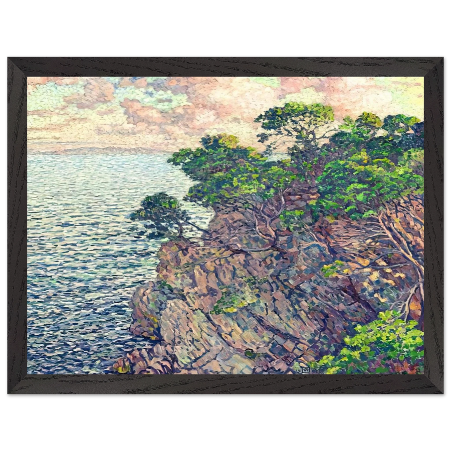 THE POINT OF ROSSIGNOL 1905 by Theo van Rysselberghe — Framed art print at Zephyeer