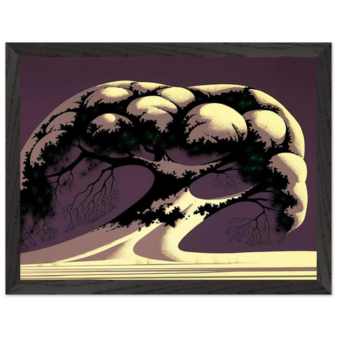 Snow Tree by Eyvind Earle — Framed art print at Zephyeer