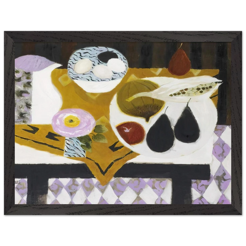 Bowl of Eggs - 1985 by Mary Fedden — Framed art print at Zephyeer