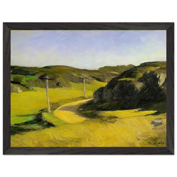 Road in Maine by Edward Hopper — Framed art print at Zephyeer