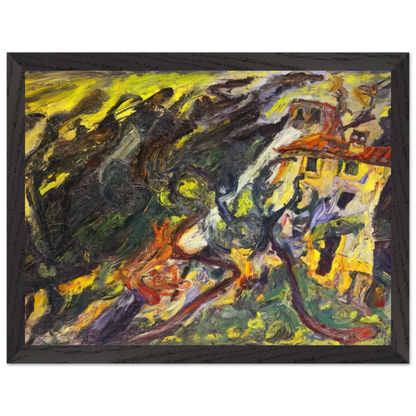 GORGE DE LOUP SUR VENCE by Chaim Soutine — Framed art print at Zephyeer