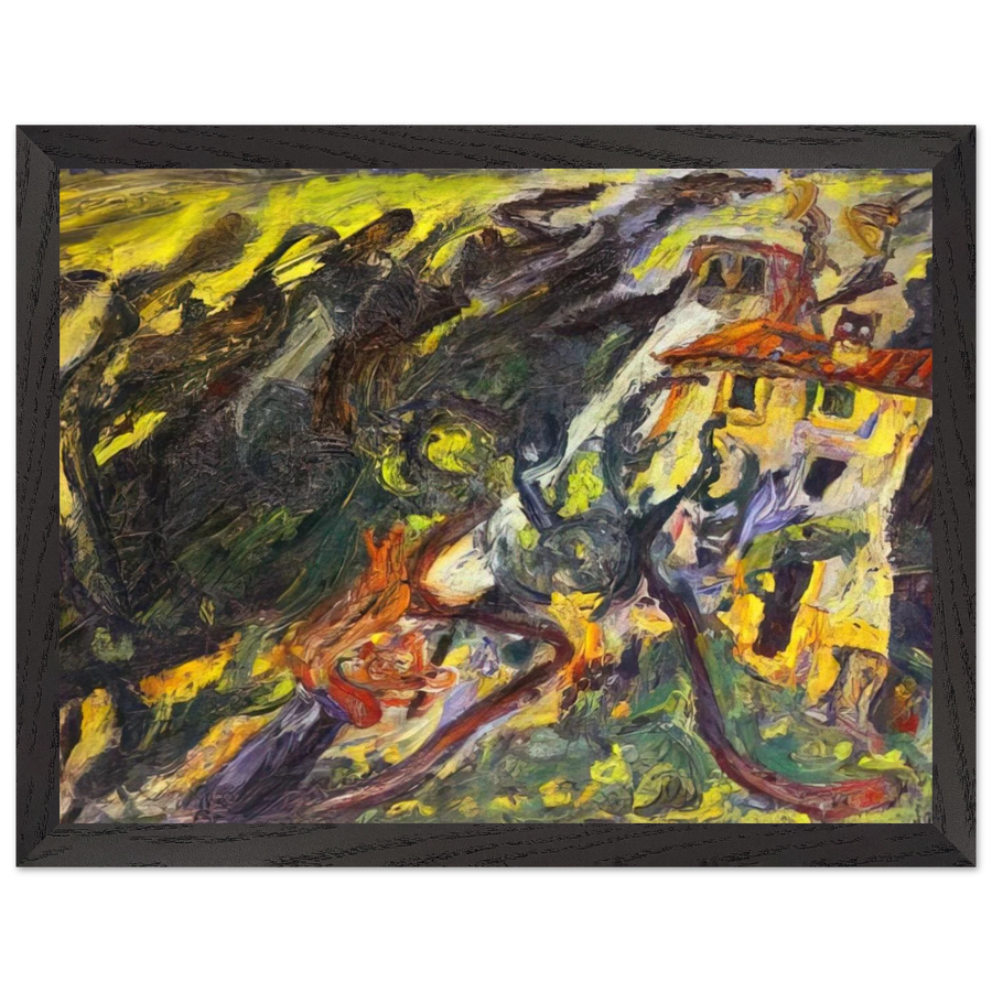 GORGE DE LOUP SUR VENCE by Chaim Soutine — Framed art print at Zephyeer