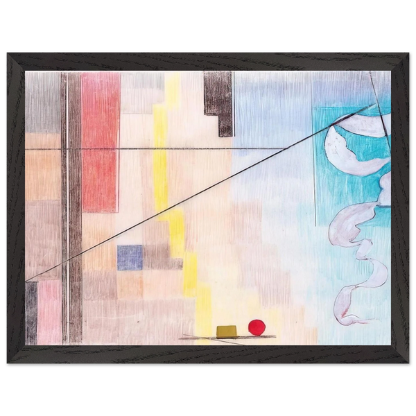 Die Kontraste - Abstract Art by Johannes Itten — Framed art print at Zephyeer