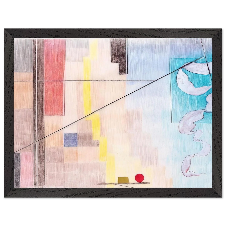 Die Kontraste - Abstract Art by Johannes Itten — Framed art print at Zephyeer