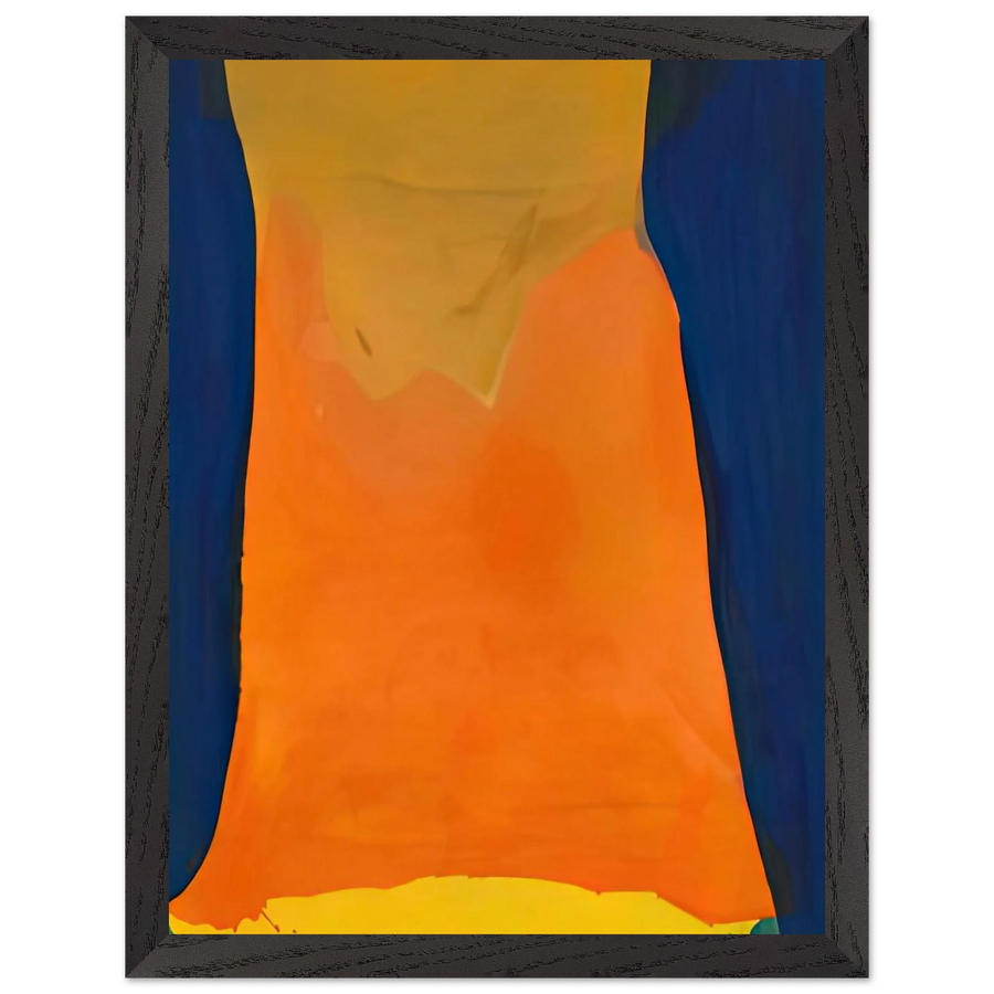 Orange Mood, 1963-64- by Helen Frankenthaler — Framed art print at Zephyeer