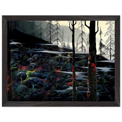 Dawn's First Light by Eyvind Earle — Framed art print at Zephyeer
