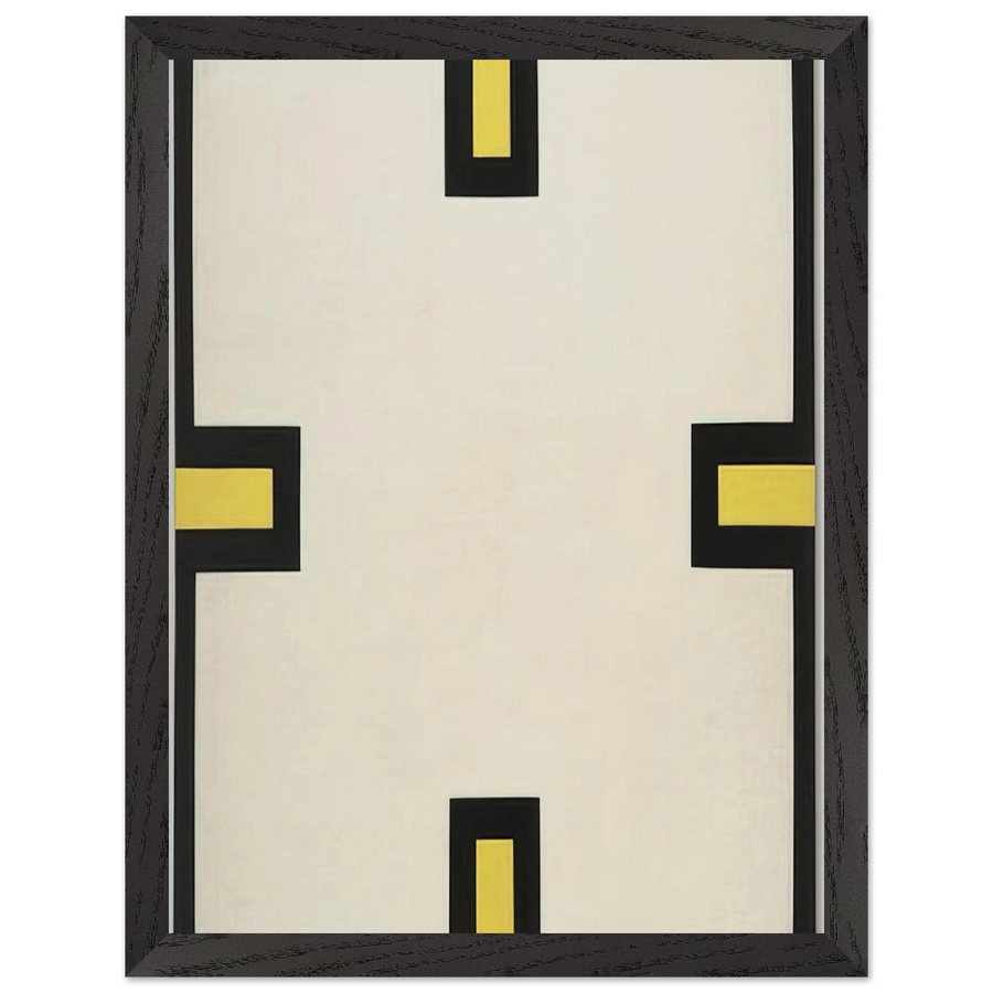 Maltese Cross by Al Held — Framed art print at Zephyeer