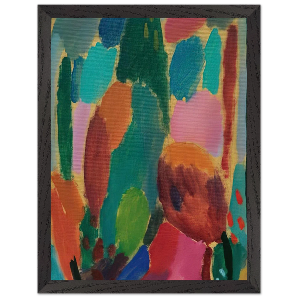 VARIATION Z RTLICHKEITEN 1917 by Alexej von Jawlensky — Framed art print at Zephyeer