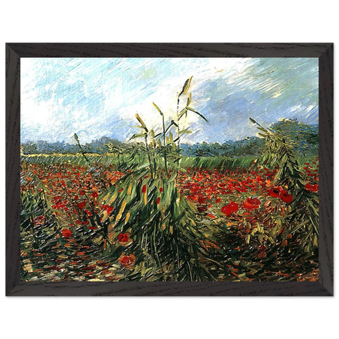 Green Ears of Wheat by Vincent van Gogh — Framed art print at Zephyeer