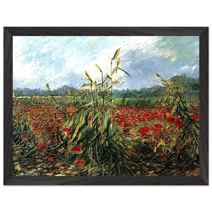 Green Ears of Wheat by Vincent van Gogh — Framed art print at Zephyeer