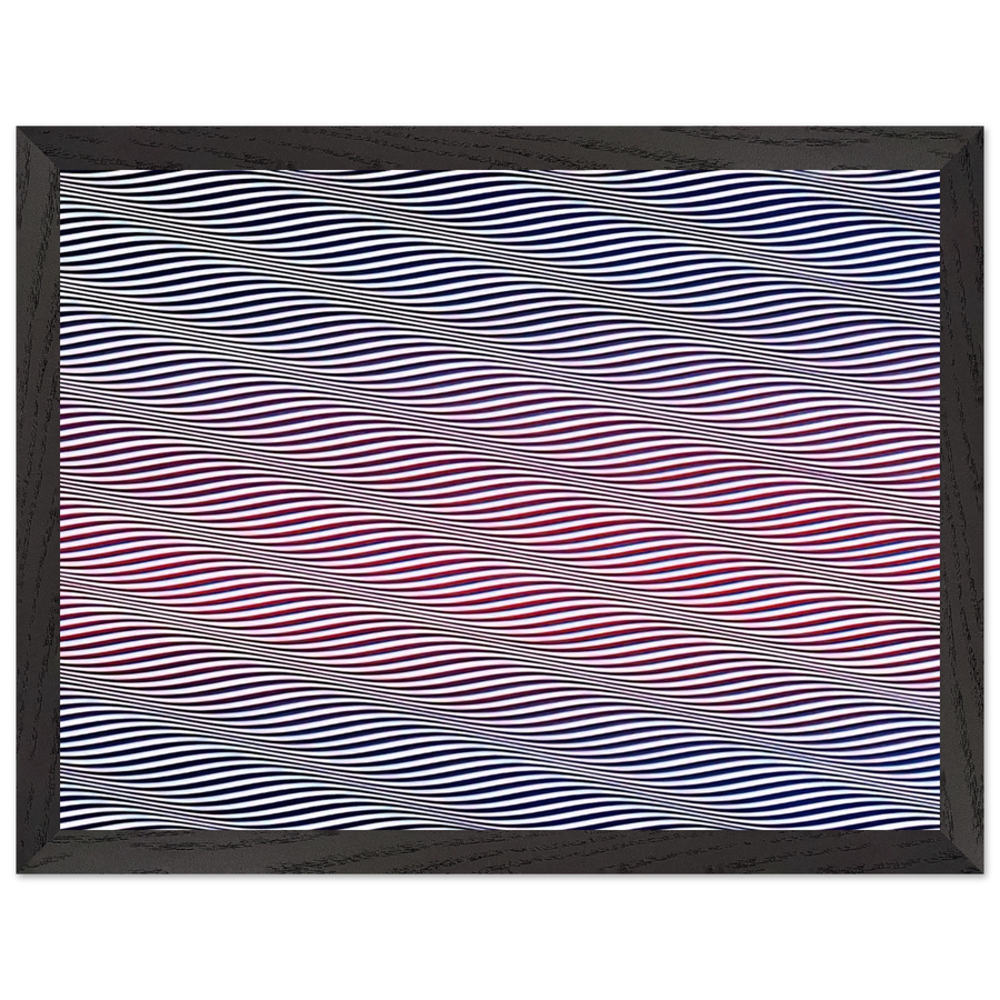 CATARACT 3 1967 by Bridget Riley — Framed art print at Zephyeer