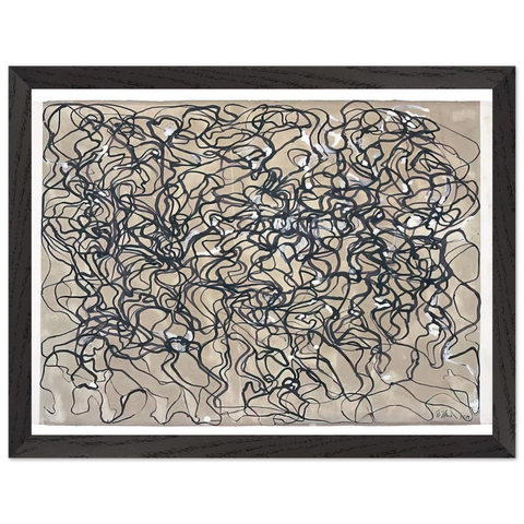 Long Letter 1 - 2009 by Brice Marden — Framed art print at Zephyeer