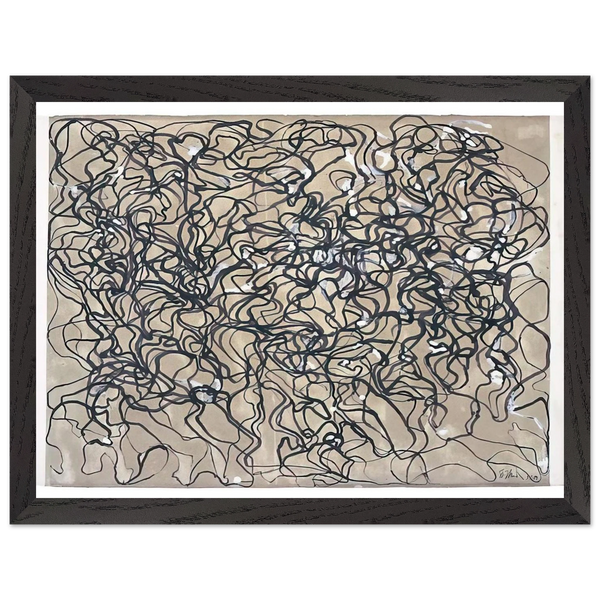 Long Letter 1 - 2009 by Brice Marden — Framed art print at Zephyeer