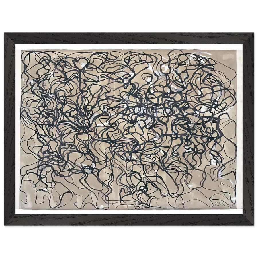 Long Letter 1 - 2009 by Brice Marden — Framed art print at Zephyeer
