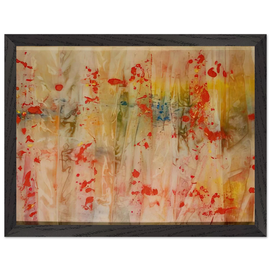 Red April by Sam Gilliam — Framed art print at Zephyeer