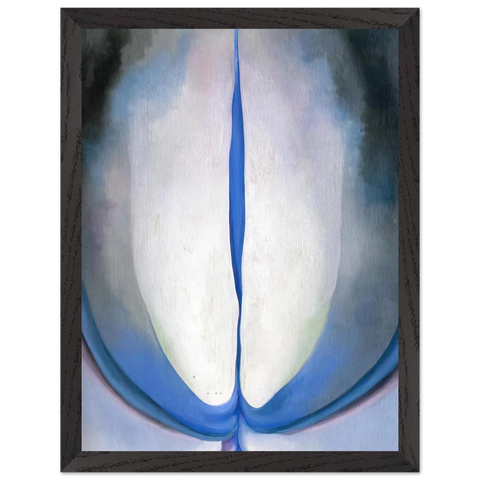 Blue Line by Georgia O'Keeffe — Framed art print at Zephyeer