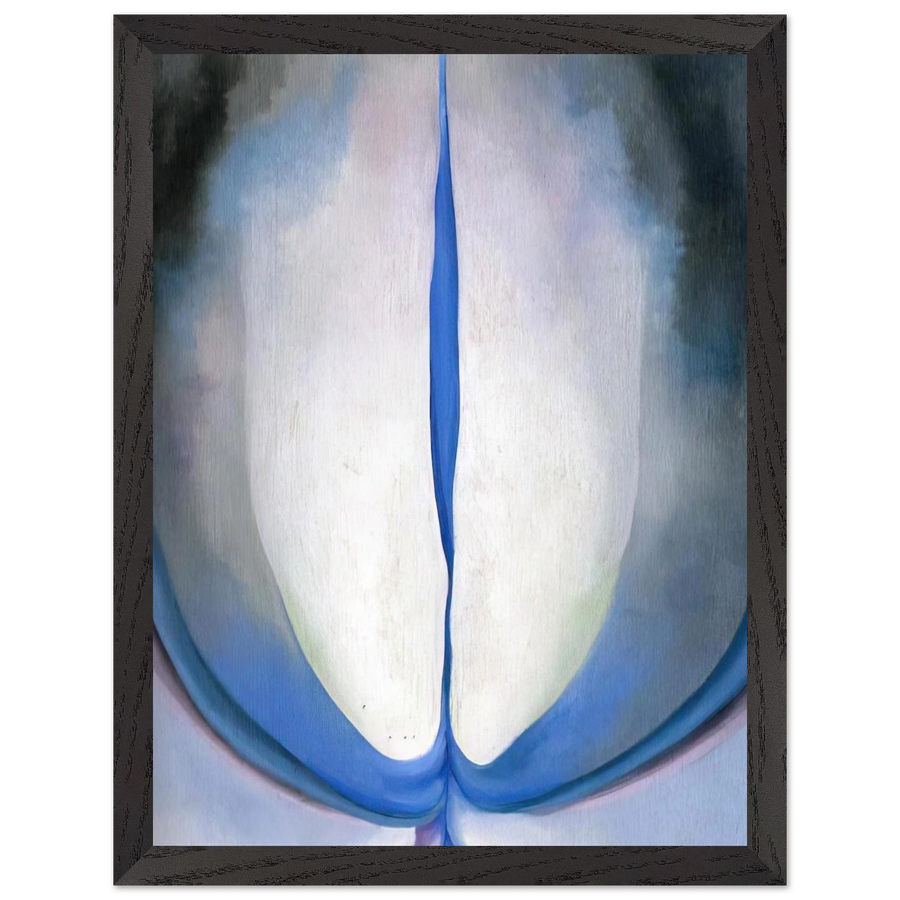 Blue Line by Georgia O'Keeffe — Framed art print at Zephyeer