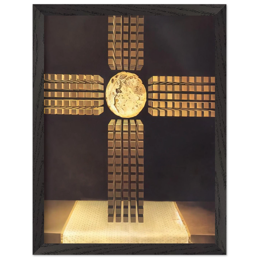 NUCLEAR CROSS by Salvador Dali — Framed art print at Zephyeer
