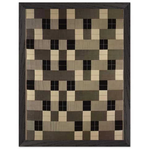 BLACK WHITE GRAY 1964 by Anni Albers — Framed art print at Zephyeer