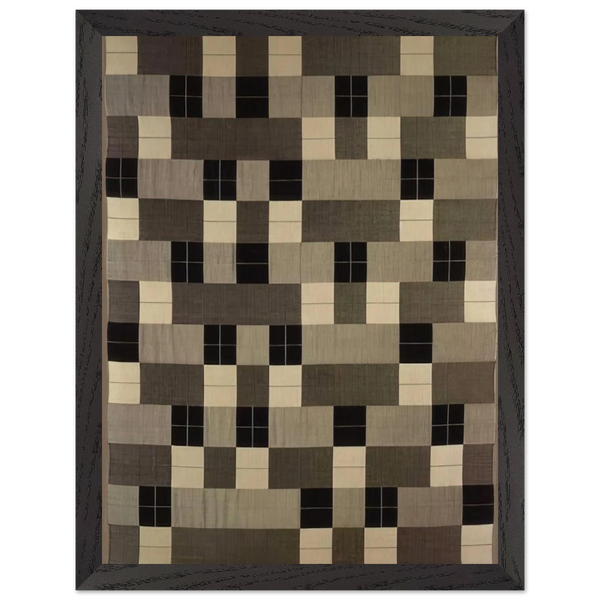 BLACK WHITE GRAY 1964 by Anni Albers — Framed art print at Zephyeer