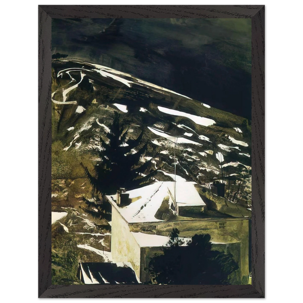 WOLF MOON 1975 by Andrew Wyeth — Framed art print at Zephyeer