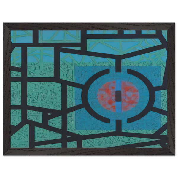 Interior and Silence - 1967 by Jimmy Ernst — Framed art print at Zephyeer