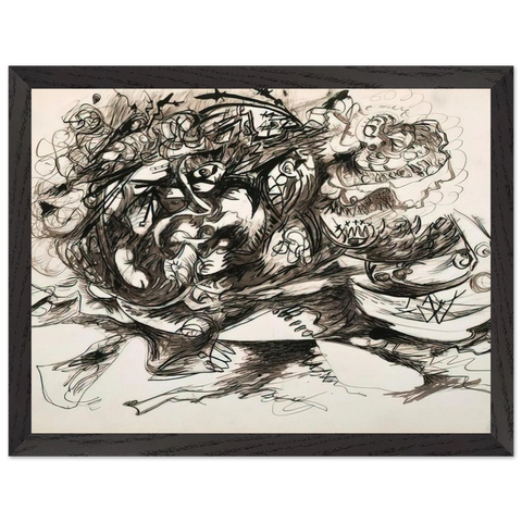 UNTITLED O CONNOR THAW 771 by Jackson Pollock — Framed art print at Zephyeer