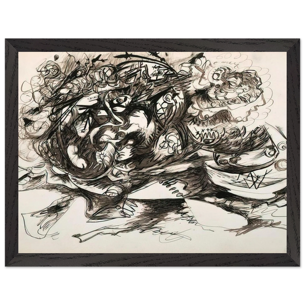 UNTITLED O CONNOR THAW 771 by Jackson Pollock — Framed art print at Zephyeer