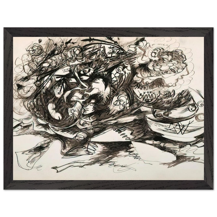UNTITLED O CONNOR THAW 771 by Jackson Pollock — Framed art print at Zephyeer